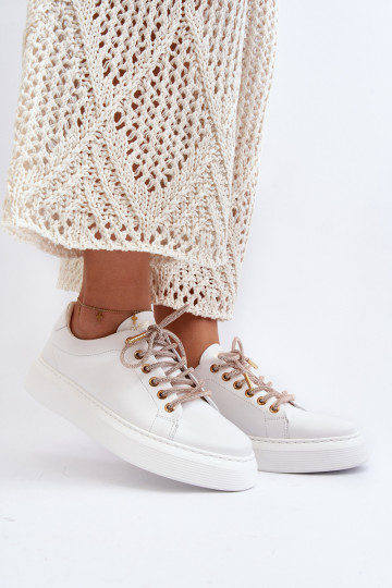 Oda Moteriškas sportiniai bateliai CheBello 4362 baltos spalvos 2