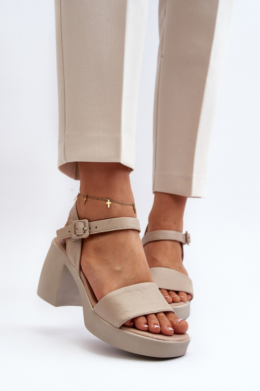 Zazoo 40386 Moteriškas Moteriškos basutės Klocke smėlio spalvos Zazoo 40386 Moteriškas Moteriškos basutės Klocke smėlio spalvos