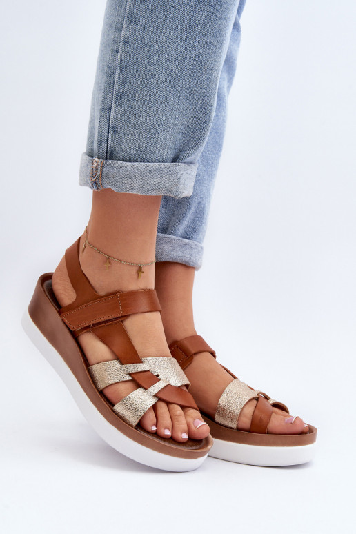 Zazoo 40397 Moteriškas Moteriškos basutės su platforma rudos spalvos Zazoo 40397 Moteriškas Moteriškos basutės su platforma rudos spalvos