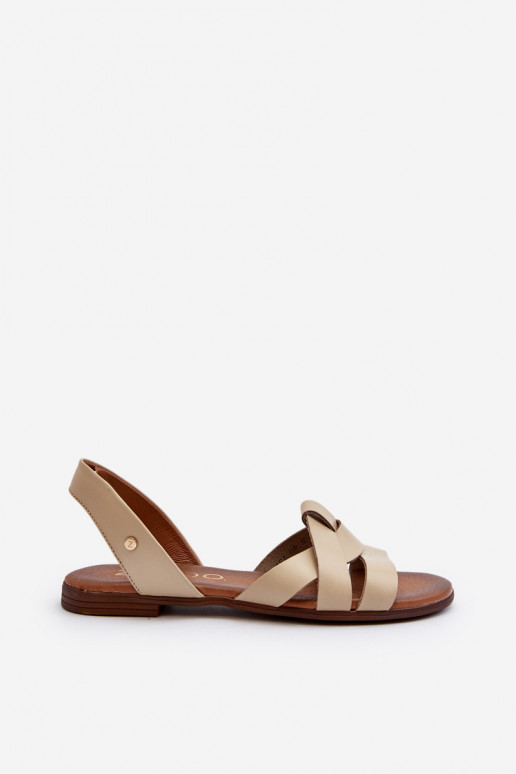 Zazoo 40185 Patogus Oda Įsispiriamos smėlio spalvos Zazoo 40185 Patogus Oda Įsispiriamos smėlio spalvos