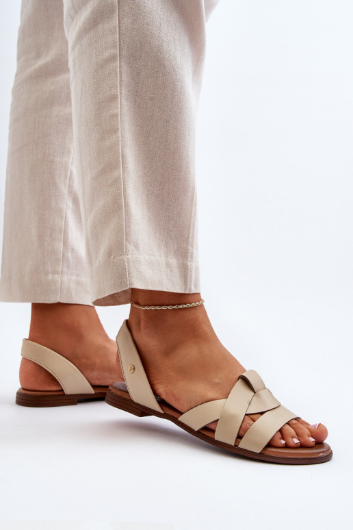 Zazoo 40185 Patogus Oda Įsispiriamos smėlio spalvos Zazoo 40185 Patogus Oda Įsispiriamos smėlio spalvos