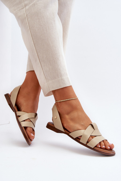 Zazoo 40185 Patogus Oda Įsispiriamos smėlio spalvos Zazoo 40185 Patogus Oda Įsispiriamos smėlio spalvos