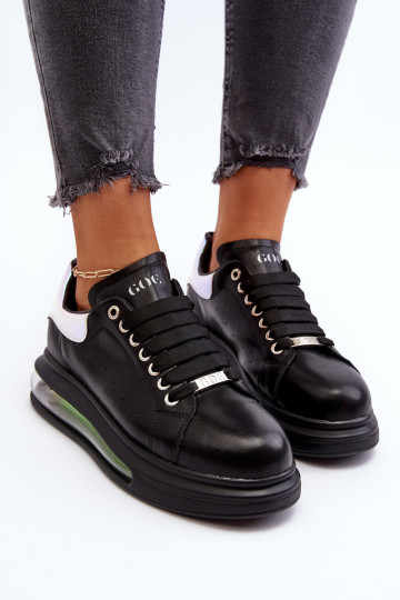 Sneakers modelio batai Moteriškas Oda GOE NN2N4030 juodos spalvos