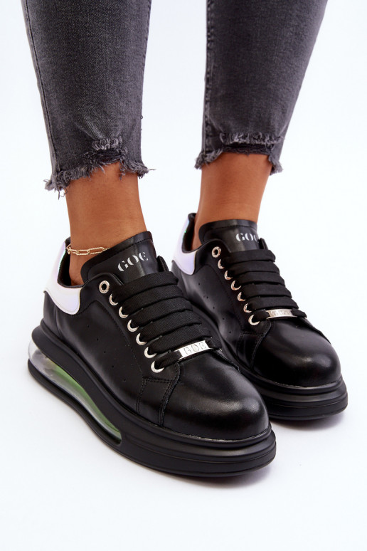 Sneakers modelio batai Moteriškas Oda GOE NN2N4030 juodos spalvos Sneakers modelio batai Moteriškas Oda GOE NN2N4030 juodos spalvos