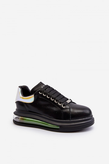 Sneakers modelio batai Moteriškas Oda GOE NN2N4030 juodos spalvos 2