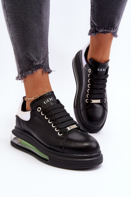 Sneakers modelio batai Moteriškas Oda GOE NN2N4030 juodos spalvos Sneakers modelio batai Moteriškas Oda GOE NN2N4030 juodos spalvos