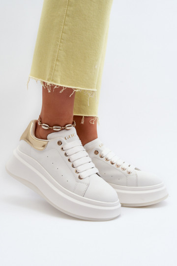 Oda Sneakers modelio batai Moteriškas GOE NN2N4031 baltos spalvos 2