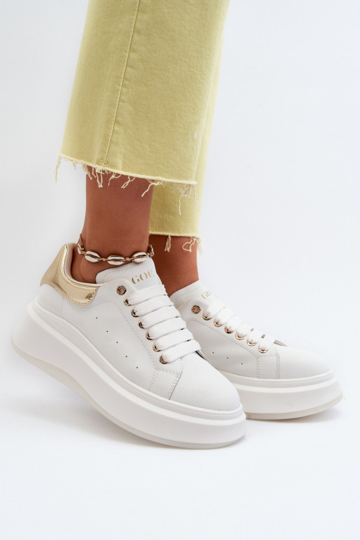 Oda Sneakers modelio batai Moteriškas GOE NN2N4031 baltos spalvos