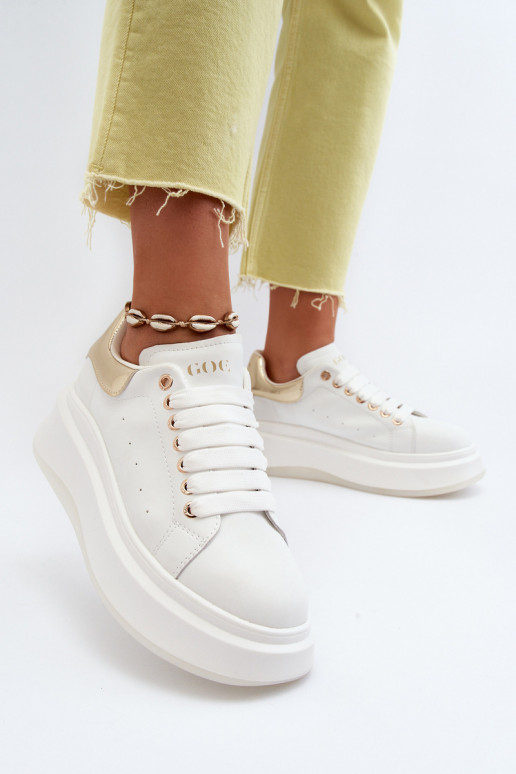 Oda Sneakers modelio batai Moteriškas GOE NN2N4031 baltos spalvos