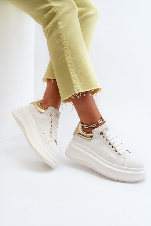 Oda Sneakers modelio batai Moteriškas GOE NN2N4031 baltos spalvos