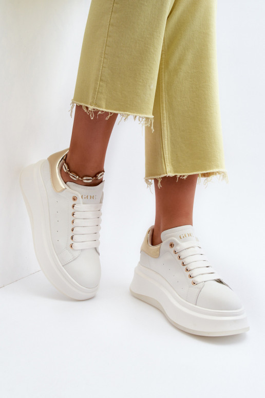 Oda Sneakers modelio batai Moteriškas GOE NN2N4031 baltos spalvos