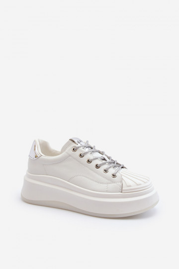 Oda Sneakers modelio batai Moteriškas su platforma GOE NN2N4033 baltos spalvos 2
