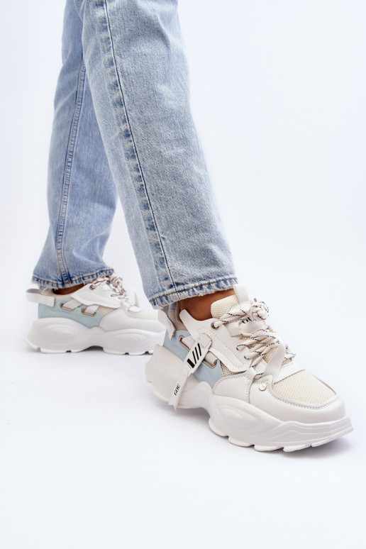 Sneakers modelio batai Moteriškas GOE NN2N4039B baltos spalvos