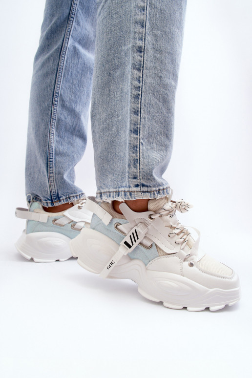 Sneakers modelio batai Moteriškas GOE NN2N4039B baltos spalvos
