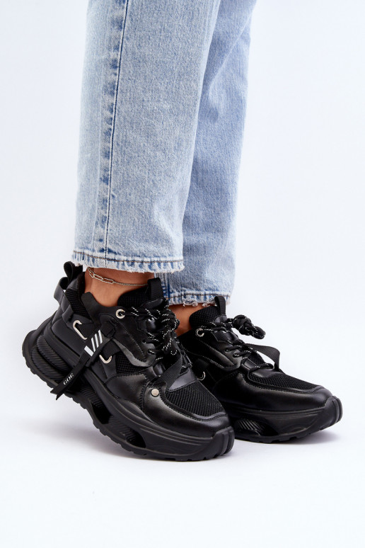 Sneakers modelio batai Moteriškas GOE NN2N4040 juodos spalvos Sneakers modelio batai Moteriškas GOE NN2N4040 juodos spalvos