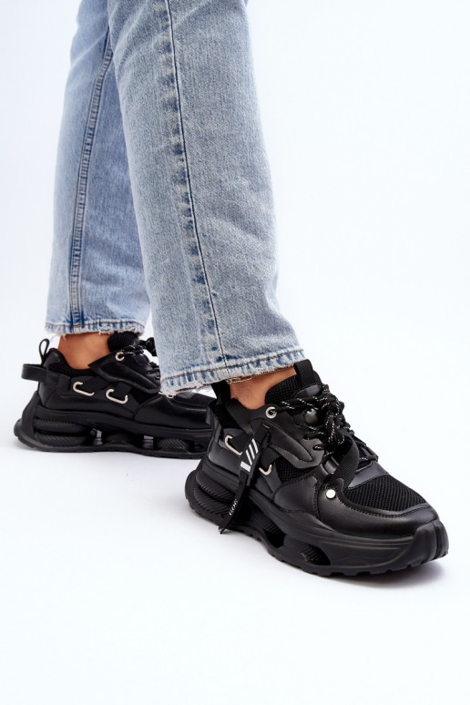 Sneakers modelio batai Moteriškas GOE NN2N4040 juodos spalvos Sneakers modelio batai Moteriškas GOE NN2N4040 juodos spalvos