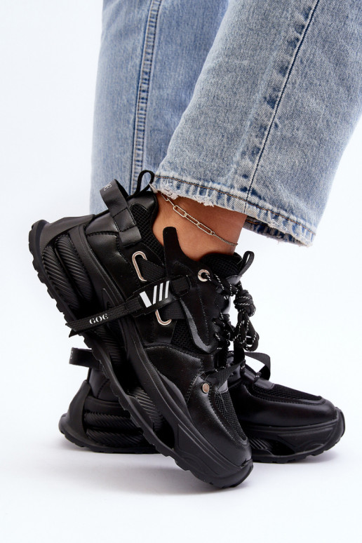 Sneakers modelio batai Moteriškas GOE NN2N4040 juodos spalvos Sneakers modelio batai Moteriškas GOE NN2N4040 juodos spalvos