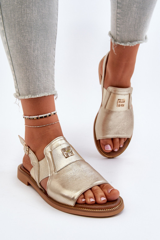 Zazoo 40385 Moteriškas Moteriškos basutės aukso spalvos Zazoo 40385 Moteriškas Moteriškos basutės aukso spalvos