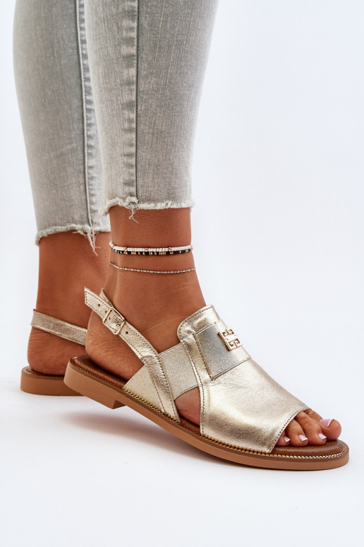 Zazoo 40385 Moteriškas Moteriškos basutės aukso spalvos Zazoo 40385 Moteriškas Moteriškos basutės aukso spalvos