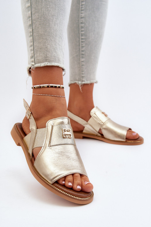 Zazoo 40385 Moteriškas Moteriškos basutės aukso spalvos Zazoo 40385 Moteriškas Moteriškos basutės aukso spalvos