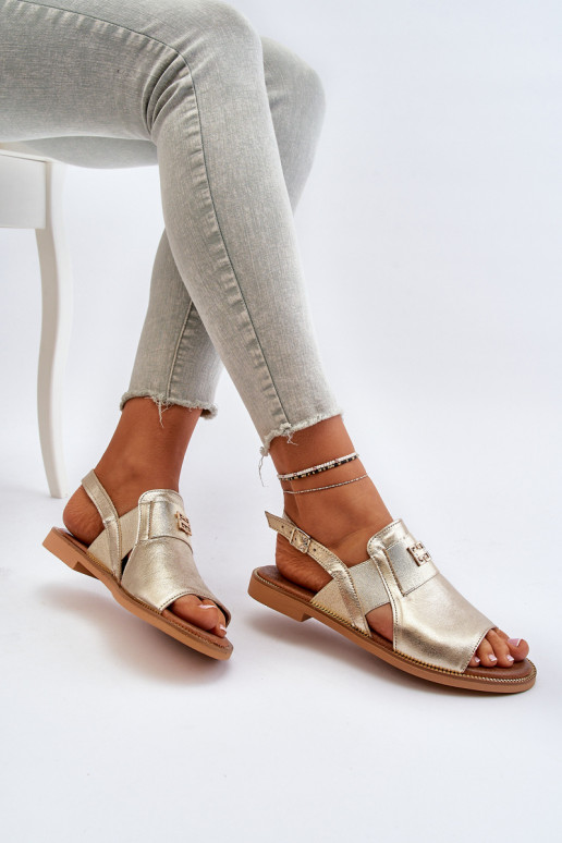 Zazoo 40385 Moteriškas Moteriškos basutės aukso spalvos Zazoo 40385 Moteriškas Moteriškos basutės aukso spalvos