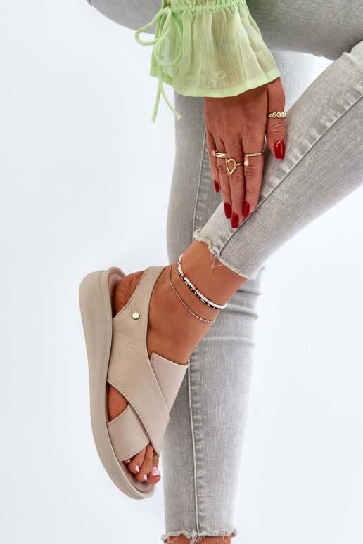 Zazoo 40392 Moteriškos basutės Moteriškas smėlio spalvos