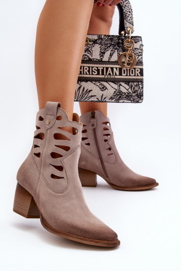 Oda Aulinukai Su išpjovomis Tai turiciejka 06412-04 smėlio spalvos