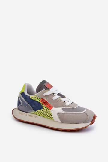 sportiniai bateliai Sneakers modelio batai Vyriški Memory Foam System Big Star NN174344 pilkos spalvos