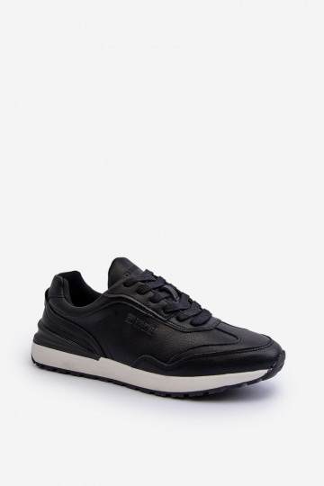 Sneakers modelio batai Vyriški Oda BIG STAR NN174287 juodos spalvos