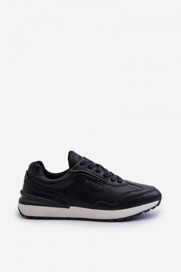 Sneakers modelio batai Vyriški Oda BIG STAR NN174287 juodos spalvos 2