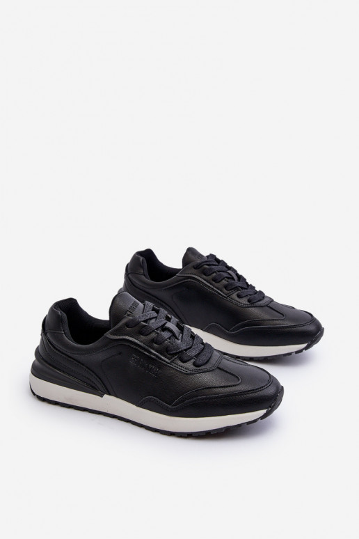 Sneakers modelio batai Vyriški Oda BIG STAR NN174287 juodos spalvos