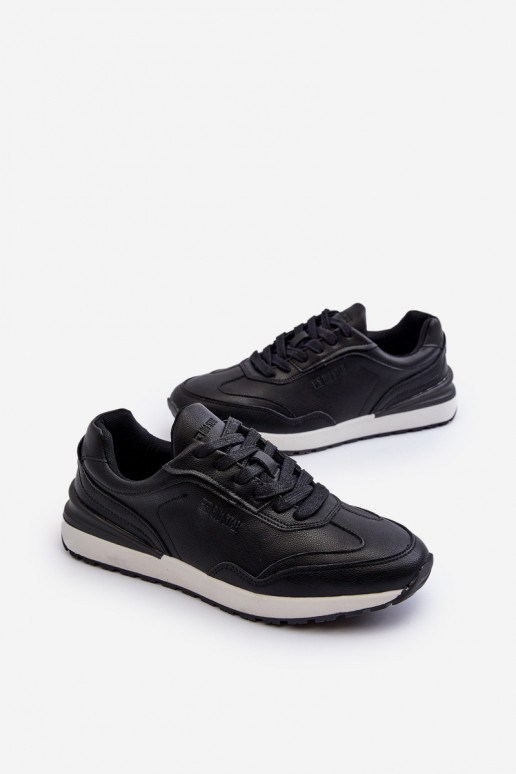 Sneakers modelio batai Vyriški Oda BIG STAR NN174287 juodos spalvos