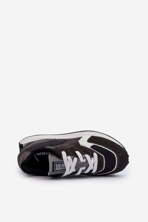 sportiniai bateliai Sneakers modelio batai Vyriški Memory Foam System Big Star NN174347 juodos spalvos