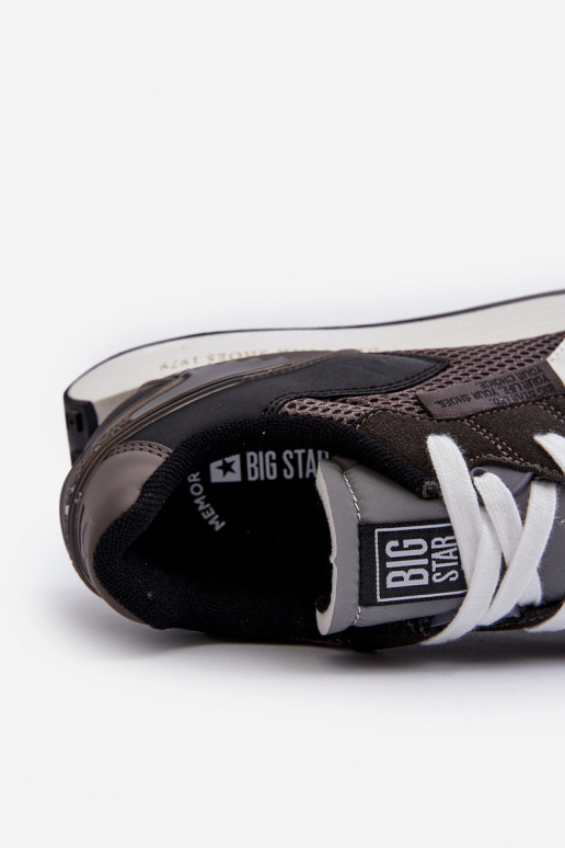 sportiniai bateliai Sneakers modelio batai Vyriški Memory Foam System Big Star NN174347 juodos spalvos