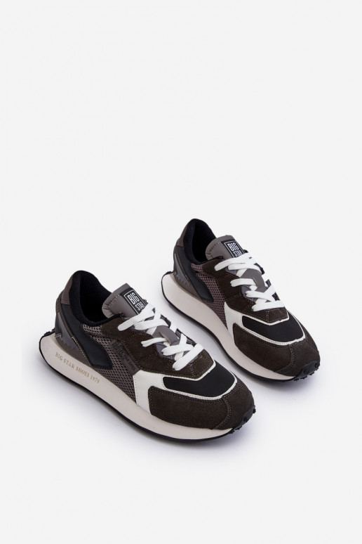 sportiniai bateliai Sneakers modelio batai Vyriški Memory Foam System Big Star NN174347 juodos spalvos