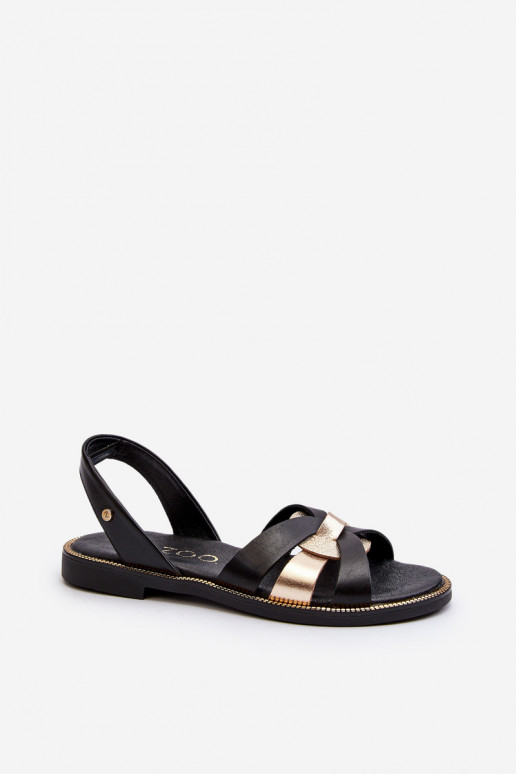 Zazoo 40382 Moteriškos basutės Oda juodos spalvos Zazoo 40382 Moteriškos basutės Oda juodos spalvos