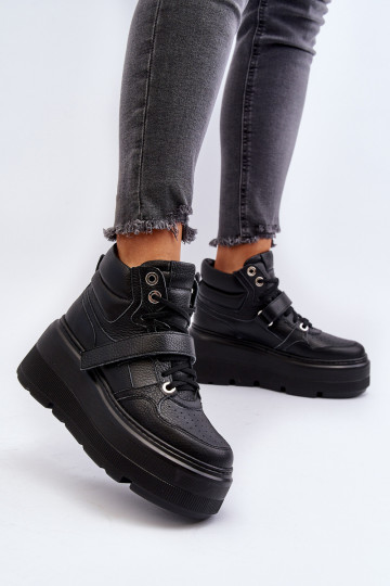 Zazoo 3450 Oda Sneakers modelio batai Moteriškas juodos spalvos