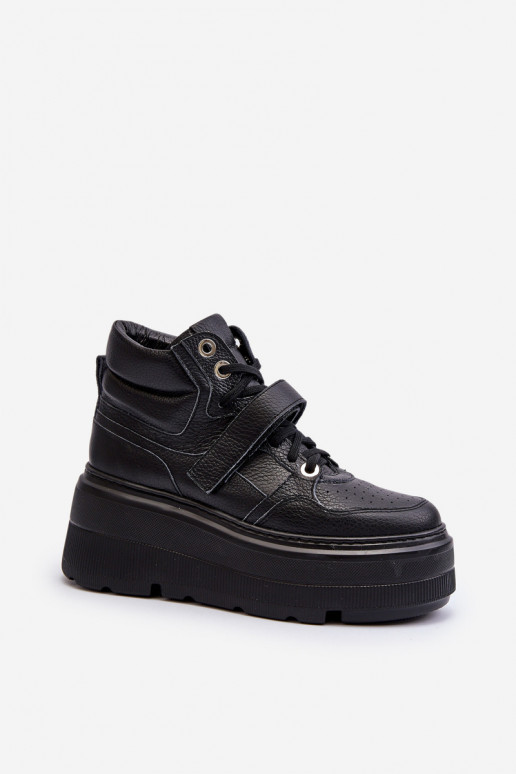 Zazoo 3450 Oda Sneakers modelio batai Moteriškas juodos spalvos