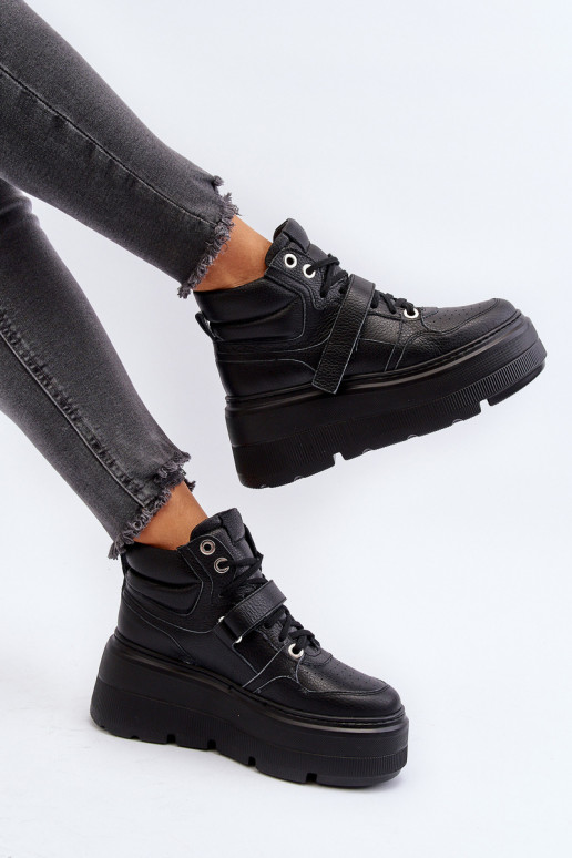 Zazoo 3450 Oda Sneakers modelio batai Moteriškas juodos spalvos