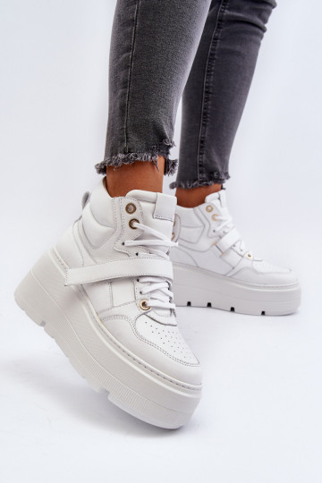 Zazoo 3450 Oda Sneakers modelio batai Moteriškas baltos spalvos