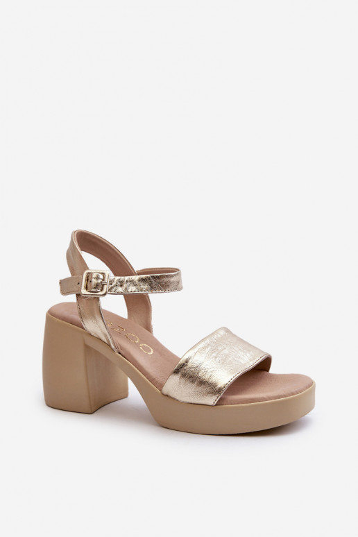 Zazoo 40386 Moteriškas Moteriškos basutės Klocke aukso spalvos Zazoo 40386 Moteriškas Moteriškos basutės Klocke aukso spalvos