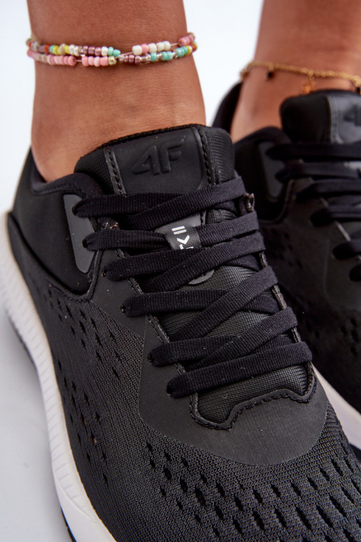 sportiniai bateliai Moteriškas 4F 4FRSS24FSPOF056 juodos spalvos sportiniai bateliai Moteriškas 4F 4FRSS24FSPOF056 juodos spalvos