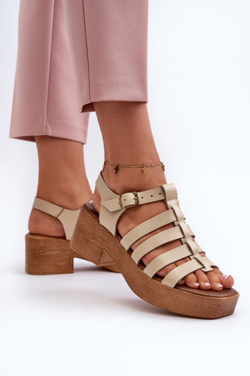 Zazoo 40410 Moteriškos basutės Moteriškas smėlio spalvos Zazoo 40410 Moteriškos basutės Moteriškas smėlio spalvos