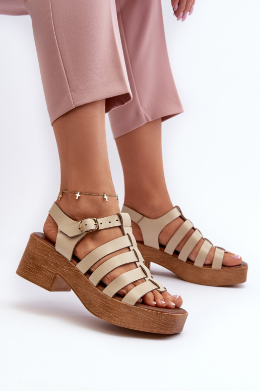 Zazoo 40410 Moteriškos basutės Moteriškas smėlio spalvos Zazoo 40410 Moteriškos basutės Moteriškas smėlio spalvos