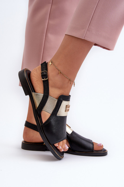 Zazoo 40385 Moteriškas Moteriškos basutės juodos spalvos Zazoo 40385 Moteriškas Moteriškos basutės juodos spalvos