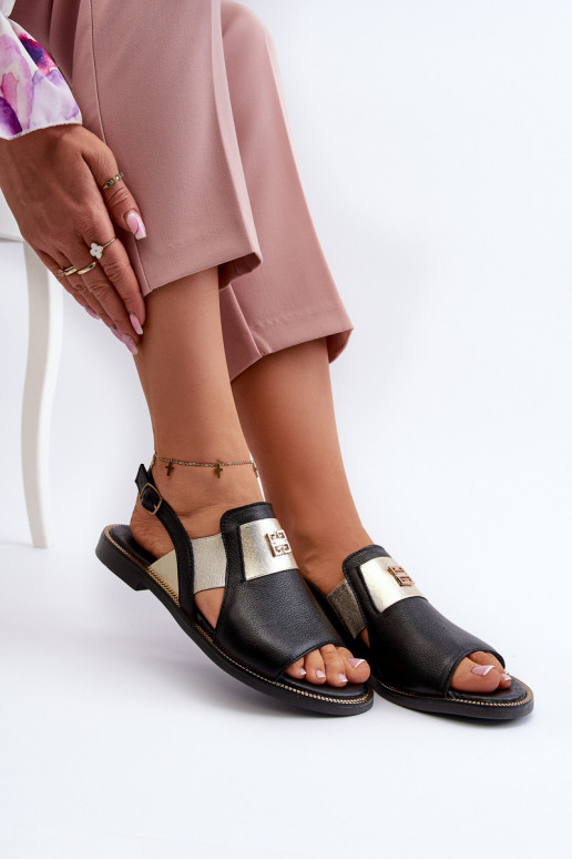 Zazoo 40385 Moteriškas Moteriškos basutės juodos spalvos Zazoo 40385 Moteriškas Moteriškos basutės juodos spalvos