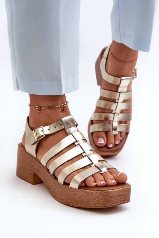 Zazoo 40410 Moteriškos basutės Moteriškas aukso spalvos Zazoo 40410 Moteriškos basutės Moteriškas aukso spalvos