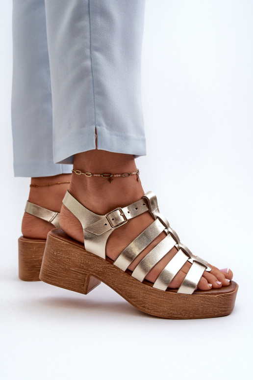 Zazoo 40410 Moteriškos basutės Moteriškas aukso spalvos Zazoo 40410 Moteriškos basutės Moteriškas aukso spalvos