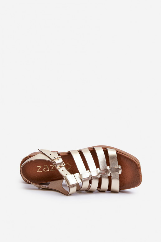 Zazoo 40410 Moteriškos basutės Moteriškas aukso spalvos Zazoo 40410 Moteriškos basutės Moteriškas aukso spalvos