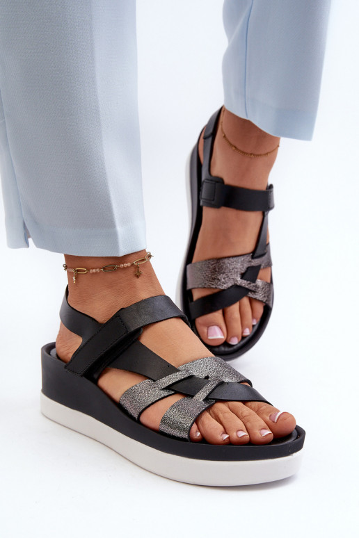 Zazoo 40397 Moteriškas Moteriškos basutės su platforma juodos spalvos Zazoo 40397 Moteriškas Moteriškos basutės su platforma juodos spalvos